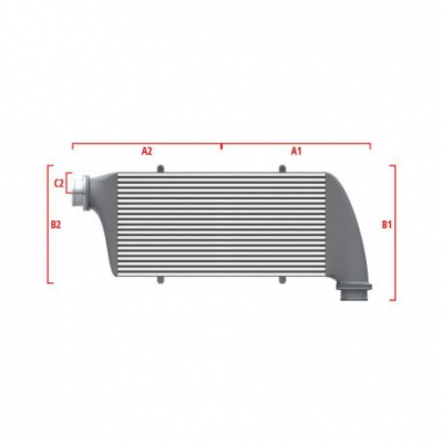 Competition custom intercooler Wagner по мярка 650мм x 400мм x 100мм