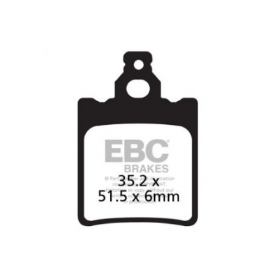 EBC Спирачни накладки Organic FA060