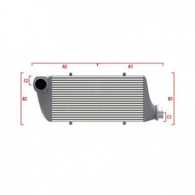 Competition custom intercooler Wagner по мярка 600мм x 300мм x 90мм