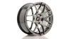 JR Wheels JR18 17x8 ET35 5H Blank Hyper Black