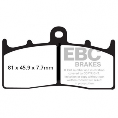 EBC Спирачни накладки Sintered FA294HH