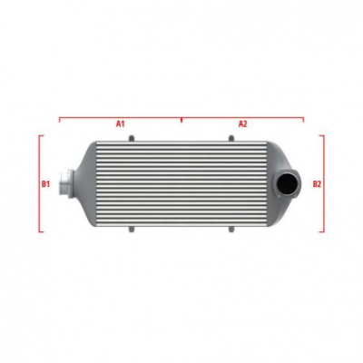 Competition custom intercooler Wagner по мярка 500мм x 205мм x 80мм