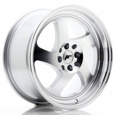 JR Wheels JR15 17x8 ET25 4x100/108 Machined Silver