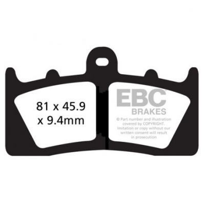 EBC Спирачни накладки Sintered FA613HH
