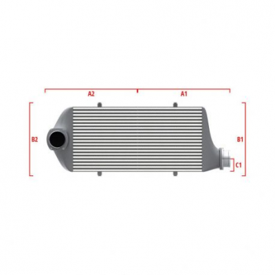 Competition custom intercooler Wagner по мярка 650мм x 400мм x 100мм