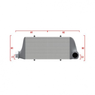 Competition custom intercooler Wagner по мярка 700мм x 300мм x 90мм