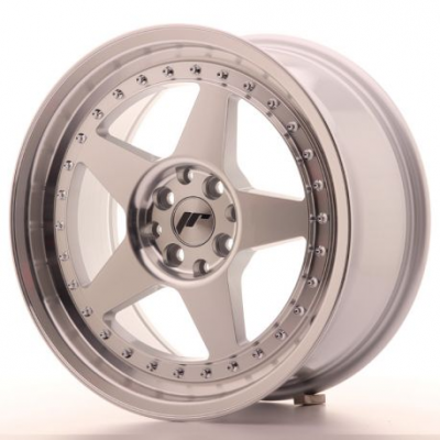 Japan Racing JR6 17x8 ET35 5x100/114 Machined Sil