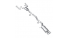 Cat Back Magnaflow ауспух BMW 550i 4.8L 2006-2008