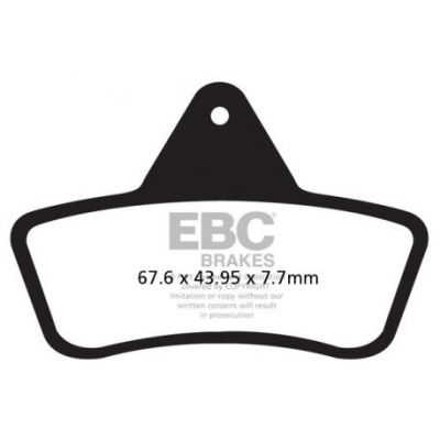 EBC Спирачни накладки Organic FA271TT