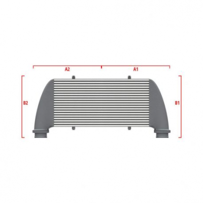 Competition custom intercooler Wagner по мярка 500мм x 300мм x 90мм