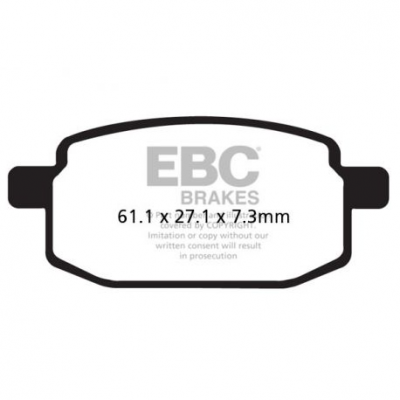 EBC Спирачни накладки SFAC SFAC260