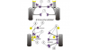 Powerflex Tампон за заден мост Insert комплект Nissan 200SX - S13, S14, S14A & S15