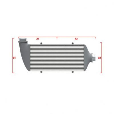 Competition custom intercooler Wagner по мярка 600мм x 205мм x 80мм