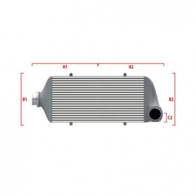 Competition custom intercooler Wagner по мярка 500мм x 400мм x 100мм