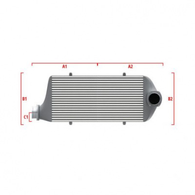 Competition custom intercooler Wagner по мярка 700мм x 205мм x 80мм