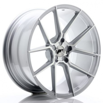 JR Wheels JR30 20x10 ET20-40 5H BLANK Silver Machined