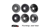 Предни спирачни дискове Rotinger Tuning series 20033, (2бр.)