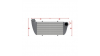 Performance custom intercooler Wagner по мярка 600мм x 205мм x 80мм