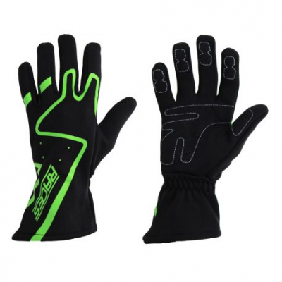Състезателни ръкавици - RACES Premium зелен