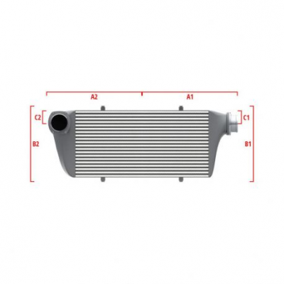 Competition custom intercooler Wagner по мярка 600мм x 300мм x 90мм