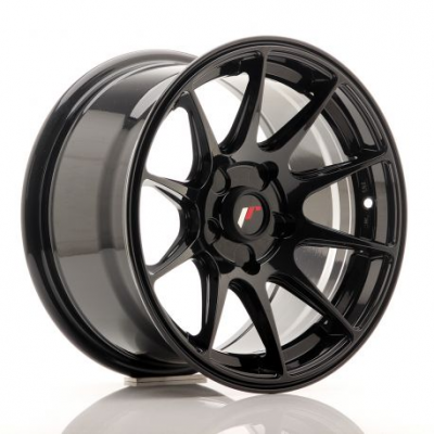 Japan Racing JR11 15x8 ET25 5H BLANK Glossy Black