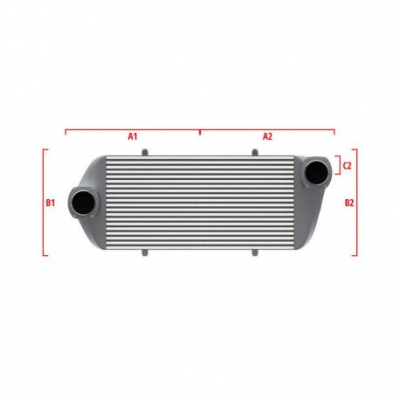 Performance custom intercooler Wagner по мярка 700мм x 300мм x 90мм