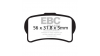 EBC Спирачни накладки Organic FA644TT EBC Спирачни накладки Organic FA644TT
