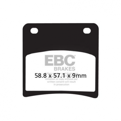 EBC Спирачни накладки Organic FA146