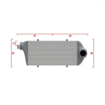 Performance custom intercooler Wagner по мярка 500мм x 300мм x 90мм