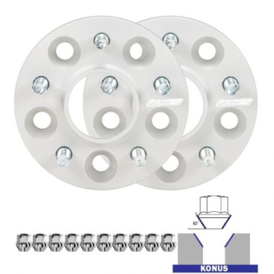 Комплект от 2бр фланци (болтове) за Volvo V40 II - 35mm, 5x108, 63,4