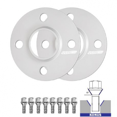 Комплект от 2бр фланци (дистанционни) за Daewoo Nexia GM T - 12mm, 4x100, 56,6