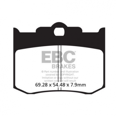 EBC Спирачни накладки Sintered FA420HH