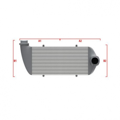 Competition custom intercooler Wagner по мярка 700мм x 300мм x 90мм