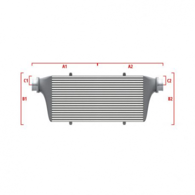 Competition custom intercooler Wagner по мярка 700мм x 300мм x 90мм