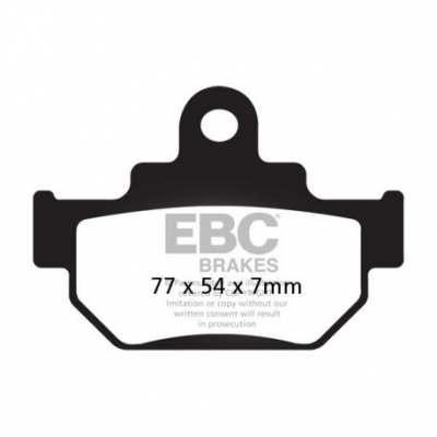 EBC Спирачни накладки Organic FA106TT
