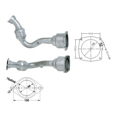 Magnaflow катализатор за CITROËN FIAT LANCIA PEUGEOT