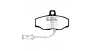 Задни спирачни накладки EBC Redstuff Ceramic DP3757C