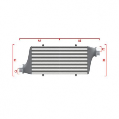 Performance custom intercooler Wagner по мярка 650мм x 400мм x 100мм