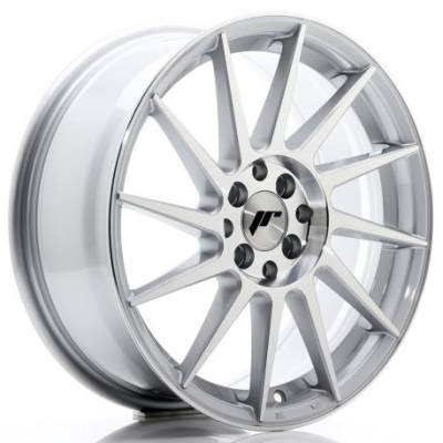 JR Wheels JR22 17x7 ET35 5x100/114 Silver Machined