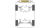 Powerflex Заден Тампон за заден носач с регулиране на кастъра Seat Leon MK3 5F upto 150PS (2013-) Rear Beam