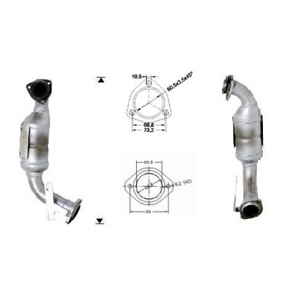 Magnaflow катализатор за SAAB