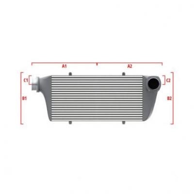 Performance custom intercooler Wagner по мярка 600мм x 300мм x 90мм