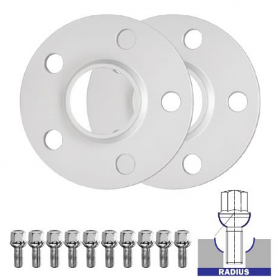 Комплект от 2бр фланци (дистанционни) за Audi TT 8N - 25mm, 5x100, 57,1