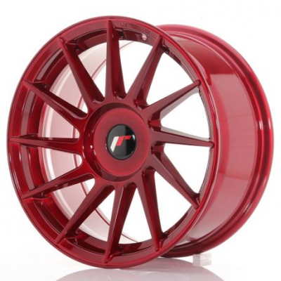 Japan Racing JR22 17x8 ET25-35 Blank Platinum Red