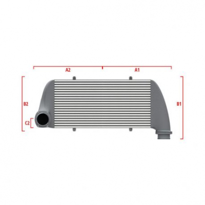 Competition custom intercooler Wagner по мярка 500мм x 400мм x 100мм