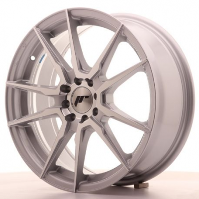 Japan Racing JR21 17x7 ET40 5x108/112 Silver Machi