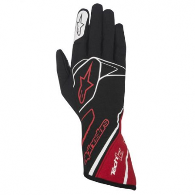 Alpinestars Tech 1-Z FIA Gloves - Black / Red
