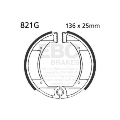 EBC Спирачни накладки Sintered 821G