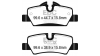 Задни спирачни накладки EBC Greenstuff 2000 Sport DP22228