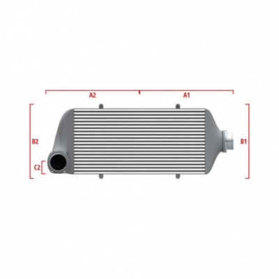 Performance custom intercooler Wagner по мярка 700мм x 205мм x 80мм